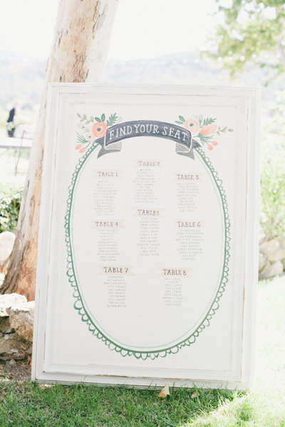 wedding seating chart. vintage seating chart. old shutters and