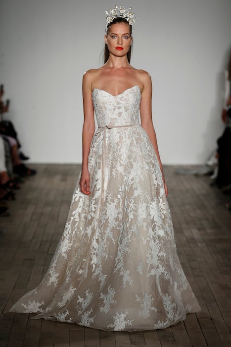 30 Blush Bridal Gowns from New York Bridal Fashion Week | BridalGuide