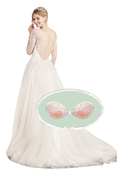 With a Backless Gown