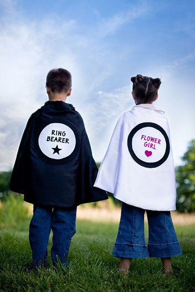 Flower Girl & Ring Bearer: Capes Flower Girl & Ring Bearer: Capes