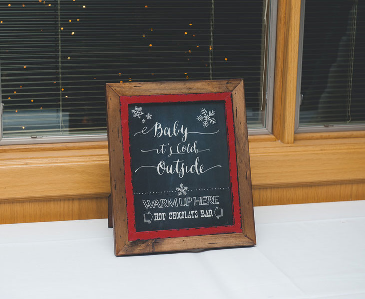 Mini Chalkboard Menu