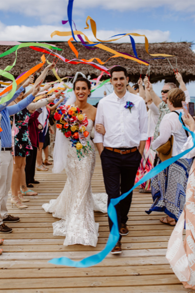 Ceremony Exit: Ribbon Wands Ceremony Exit: Ribbon Wands