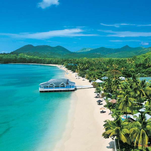St. Lucia: Sandals Halcyon Beach
