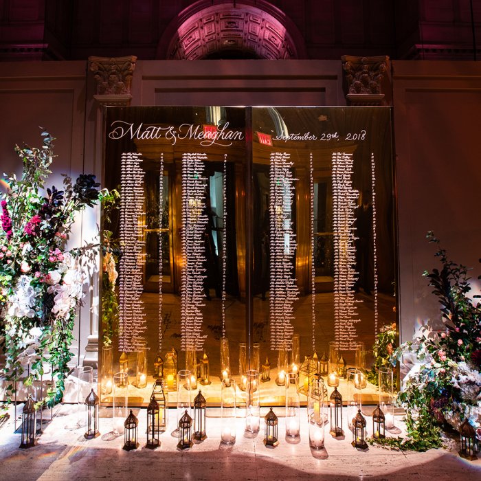 Mirror Image Seating Chart