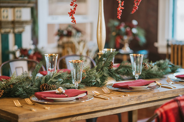 Winter Tablescape