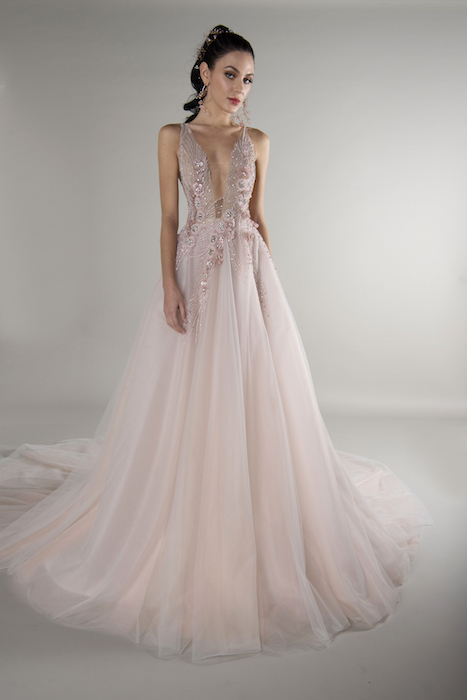30 Blush Bridal Gowns from New York Bridal Fashion Week | BridalGuide