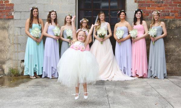 Enthusiastic Flower Girl Enthusiastic Flower Girl