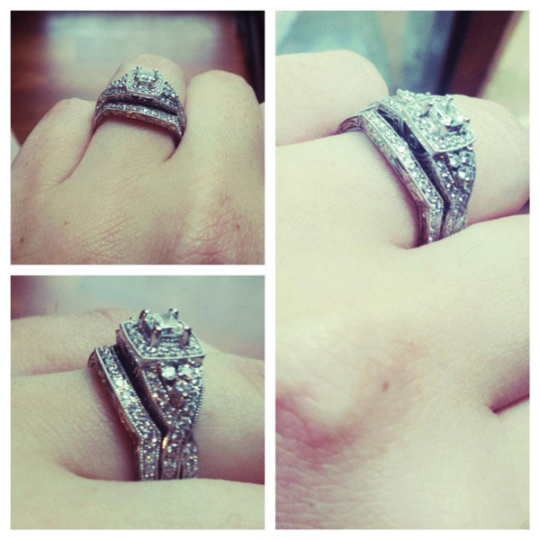 Halo Engagement Ring From Amber Martin