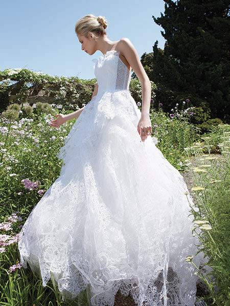 Romantic Wedding Dresses with Floral Details | BridalGuide