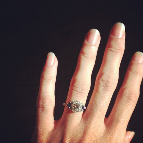 Three Stone Engagement Ring From Ashley Ulicni-Cobb