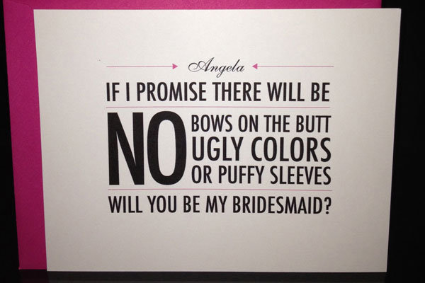 Poke Fun at Bridal Party Clichés