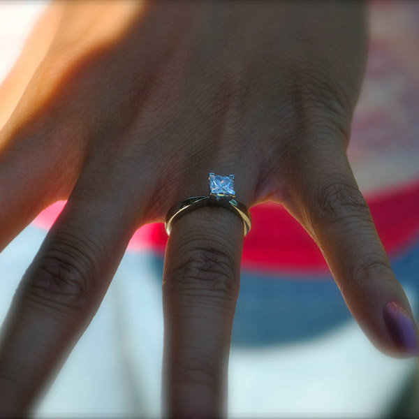 Classic Solitaire Engagement Ring From Carissa Boutelle