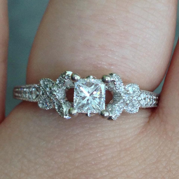 Split Shank Engagement Ring From Danielle Pike