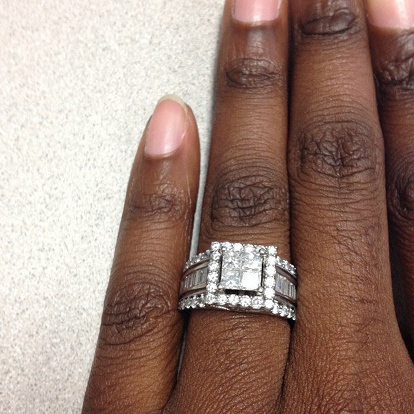 Halo Engagement Ring From Danielle