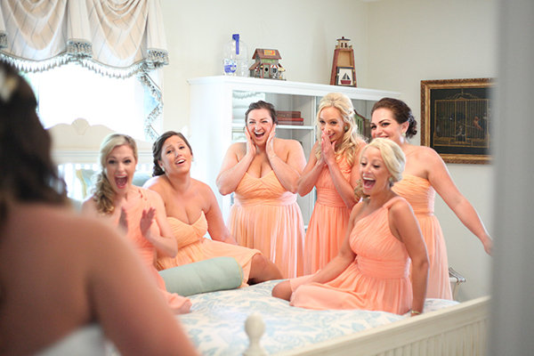 First Look With Your Bridesmaids
