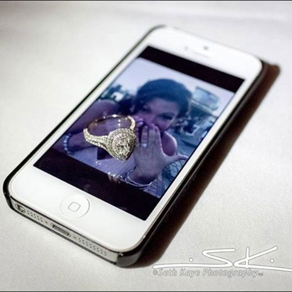 Halo Engagement Ring from Amanda Malone