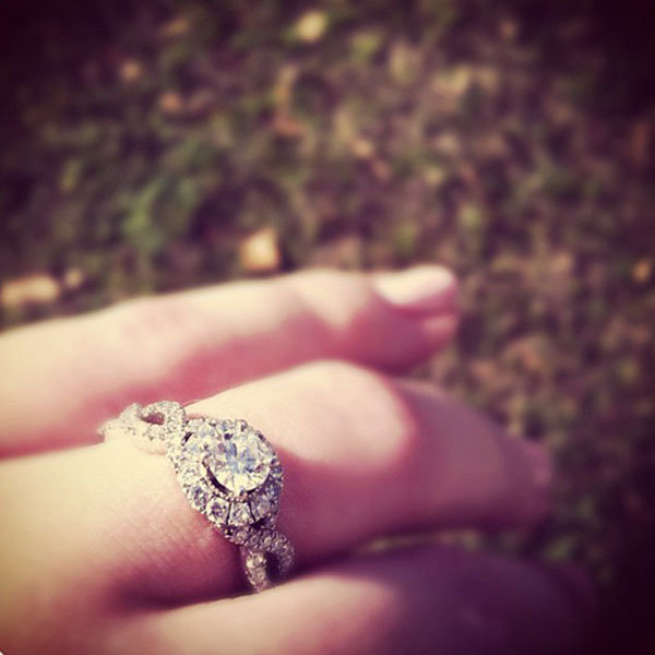 Halo Engagement Ring from avsolomon