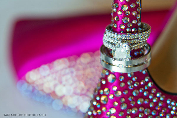 Solitaire Engagement Ring & Wedding Bands