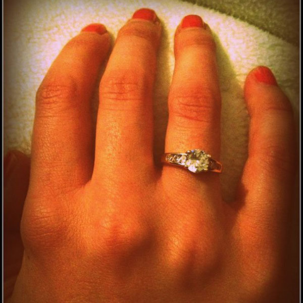 Sidestone Engagement Ring from Ljupka Jovanovska