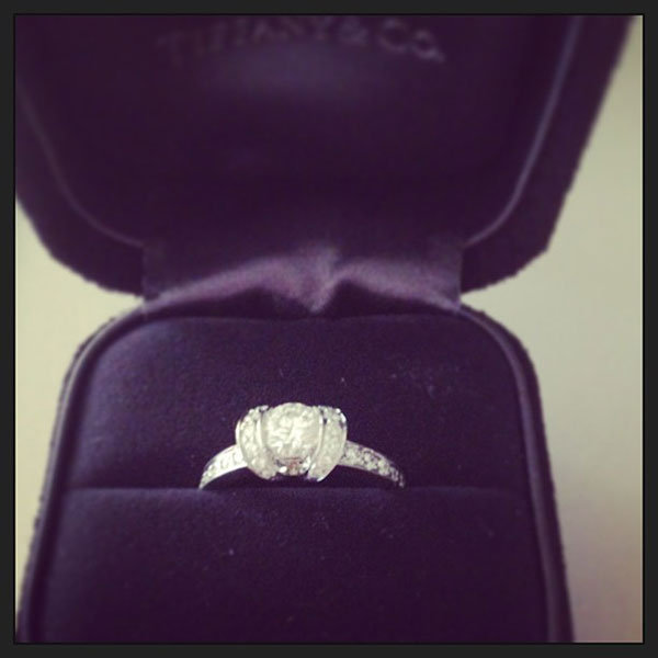 Sidestone Engagement Ring from mrs. rainford to be