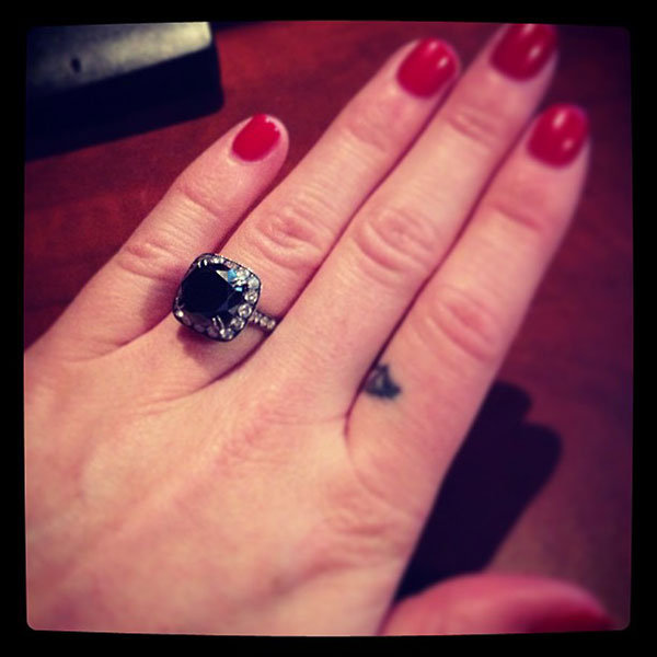 Colored Gemstone Engagement Ring from sashaeisy