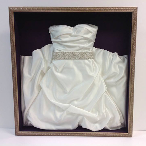 Framed Wedding Gown