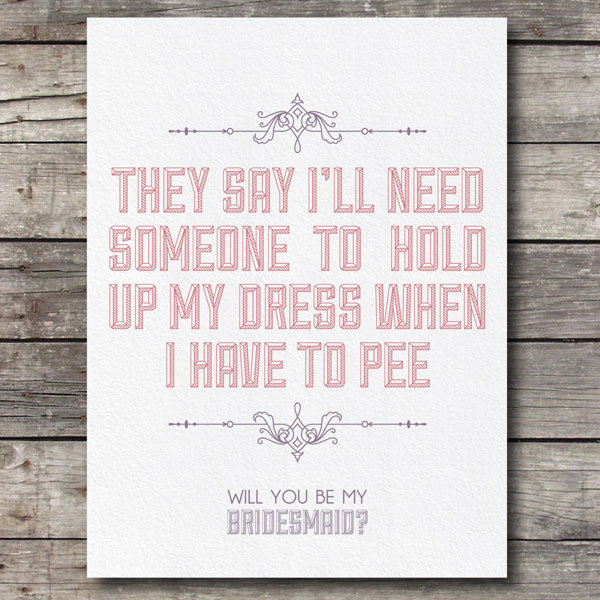 Poke Fun at Bridal Party Clichés