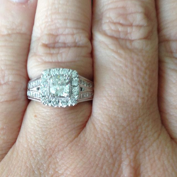 Split Shank Engagement Ring From Georgie Freund Rodriguez