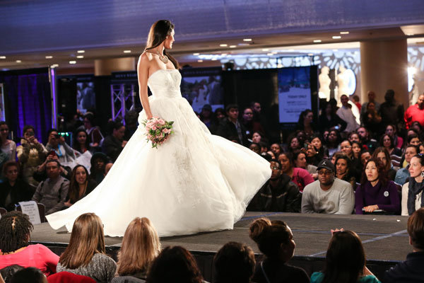 Attend bridal shows and expos early on in your engagement.