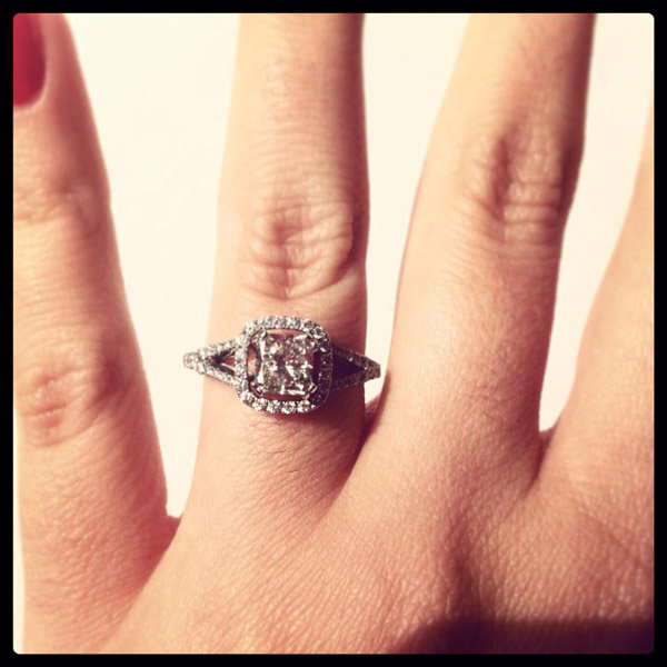 Split Shank Engagement Ring From Korin Bell