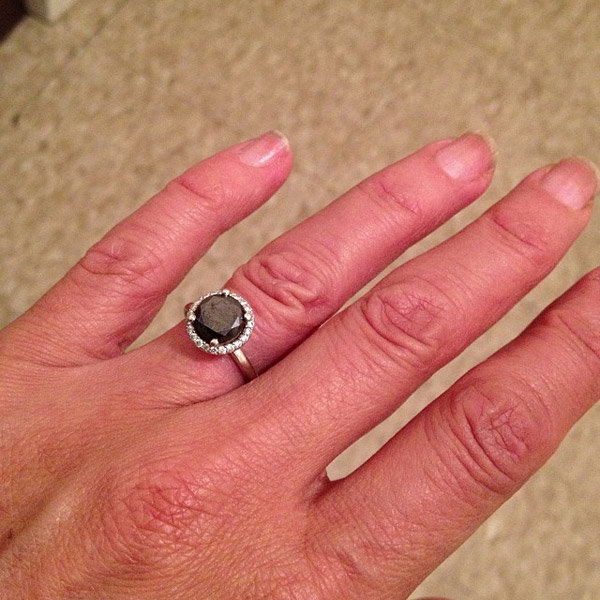 Colored Gemstone Engagement Ring From Maryrose