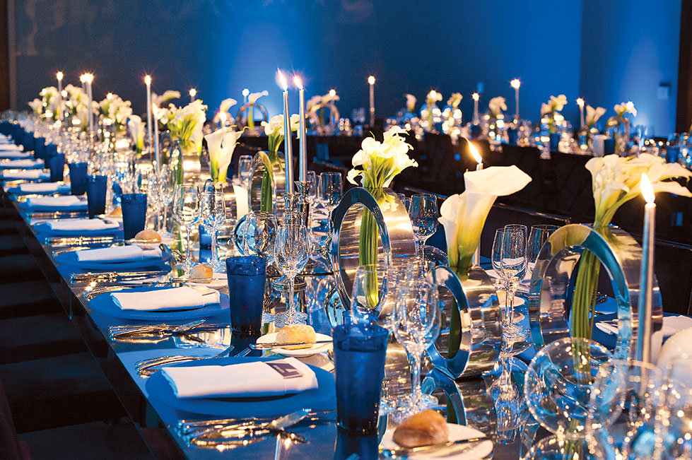 Use one flower en masse throughout your big day. 