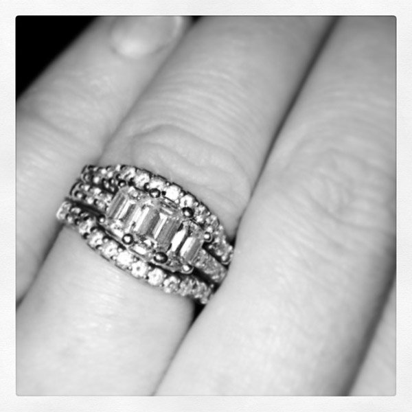 Three Stone Engagement Ring From Rachael Frayne