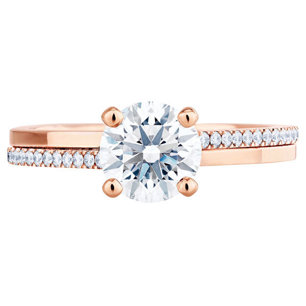 Romantic Rose Gold Engagement Rings | BridalGuide