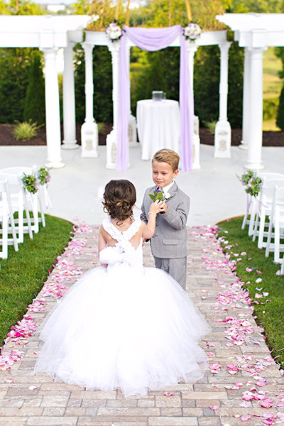 The Flower Girl and Ring Bearer