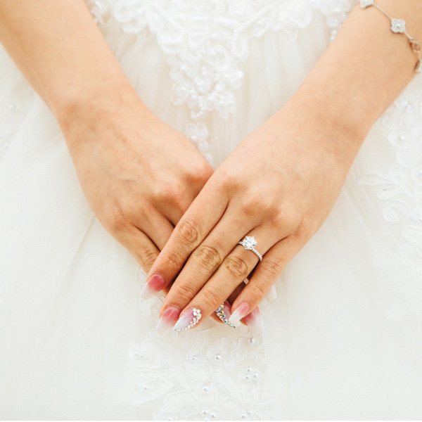 Embellished Ring Fingers