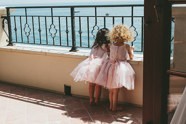 Peeking at Guests Arriving