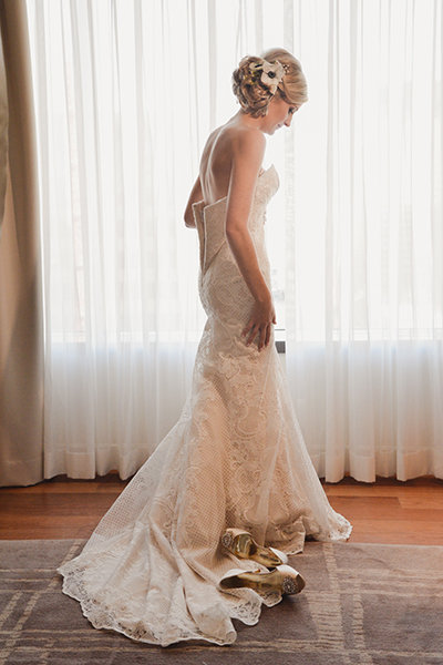 Stepping Into Your Gown