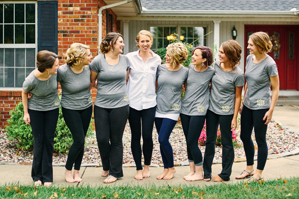 Simple Monogrammed Tees