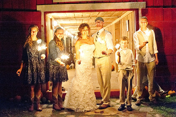 Sparklers in the Night