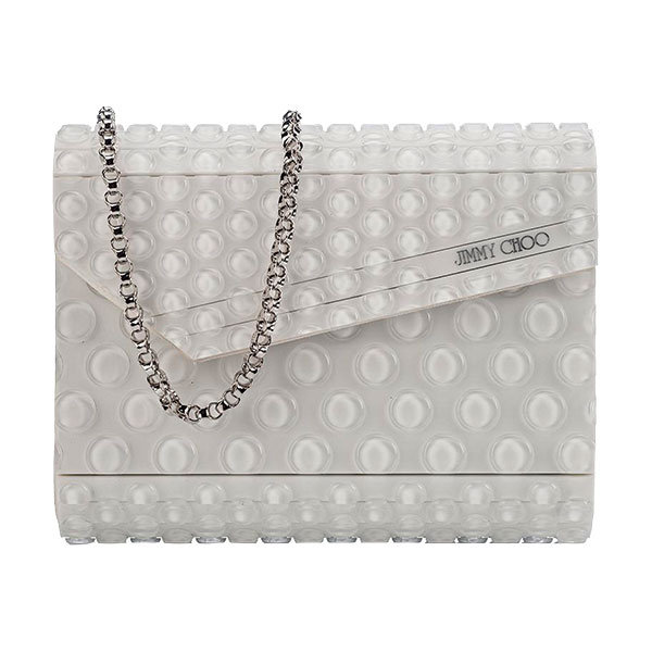 Acrylic Bubble Print Clutch