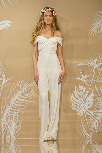 cream jumpsuits for weddings