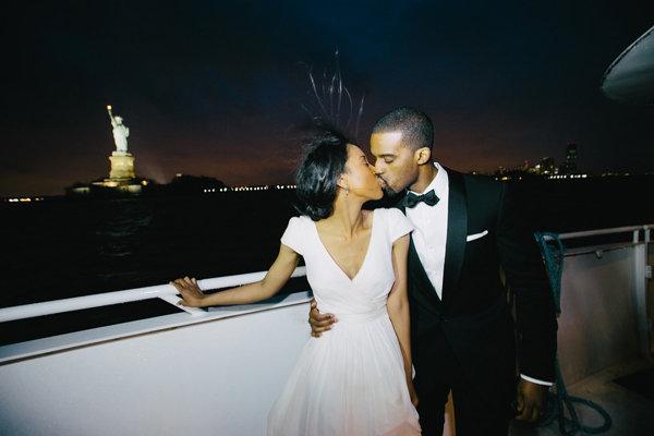 A Yacht Wedding in Manhattan, New York A Yacht Wedding in Manhattan, New York