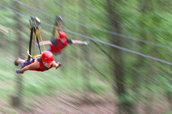 A Zipline Wedding in Hocking Hills, Ohio A Zipline Wedding in Hocking Hills, Ohio