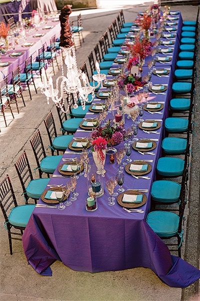 Consider the hues you use. 