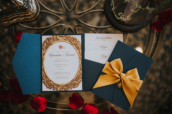 Be Our Guest Beauty And The Beast Inspired Wedding Ideas Bridalguide