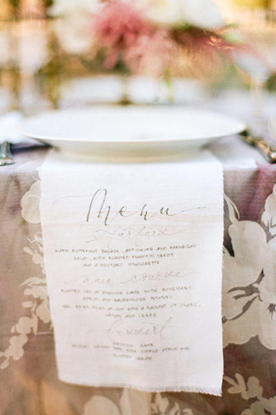 Linen Menus