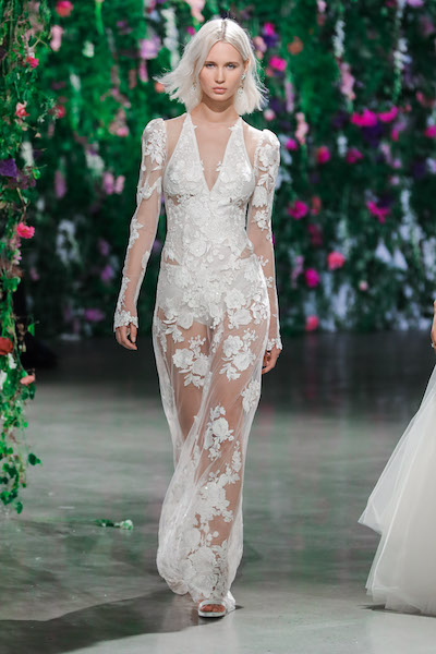 Galia Lahav Illusion Sleeve and Skirt