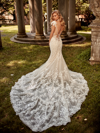 Eve Of Milady Bridals Lace Train