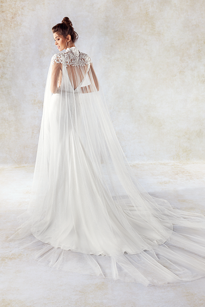 Eddy K High Neck Cape